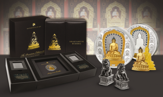 20$ 2017 Cook Islands - MASTERPIECES of Art Premium Edition - SHAKYAMUNI BUDDHA 